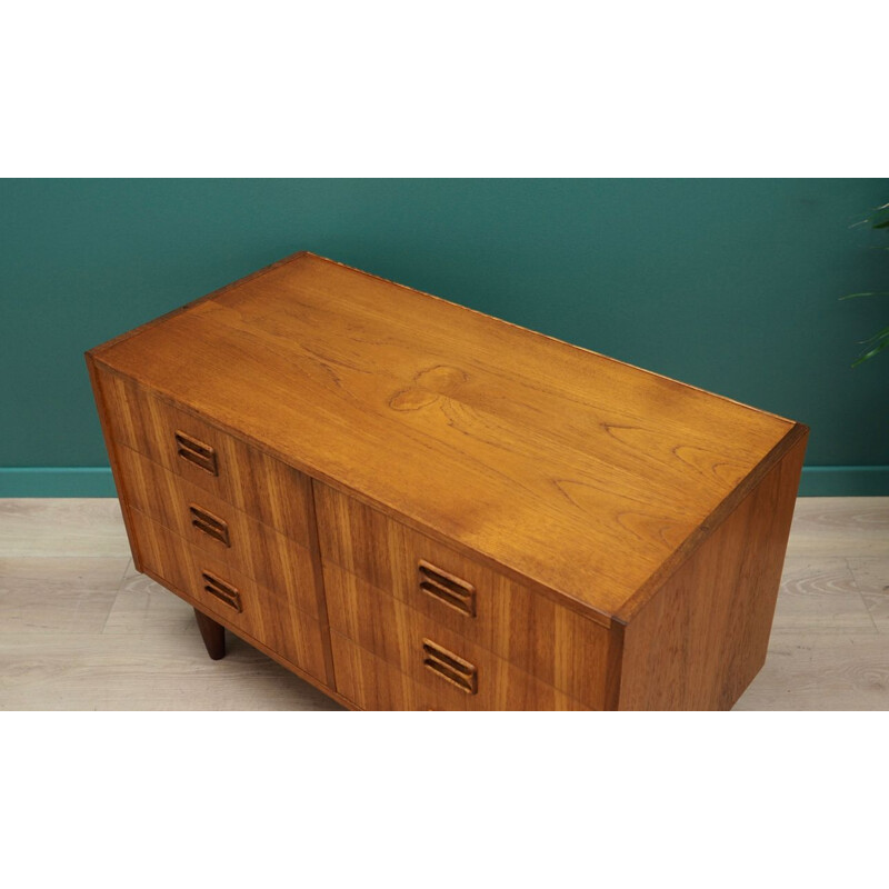 Vintage chest of drawers in teak by Niels J. Thorso, 1960-70s