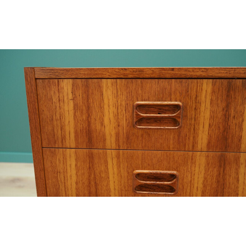 Vintage chest of drawers in teak by Niels J. Thorso, 1960-70s