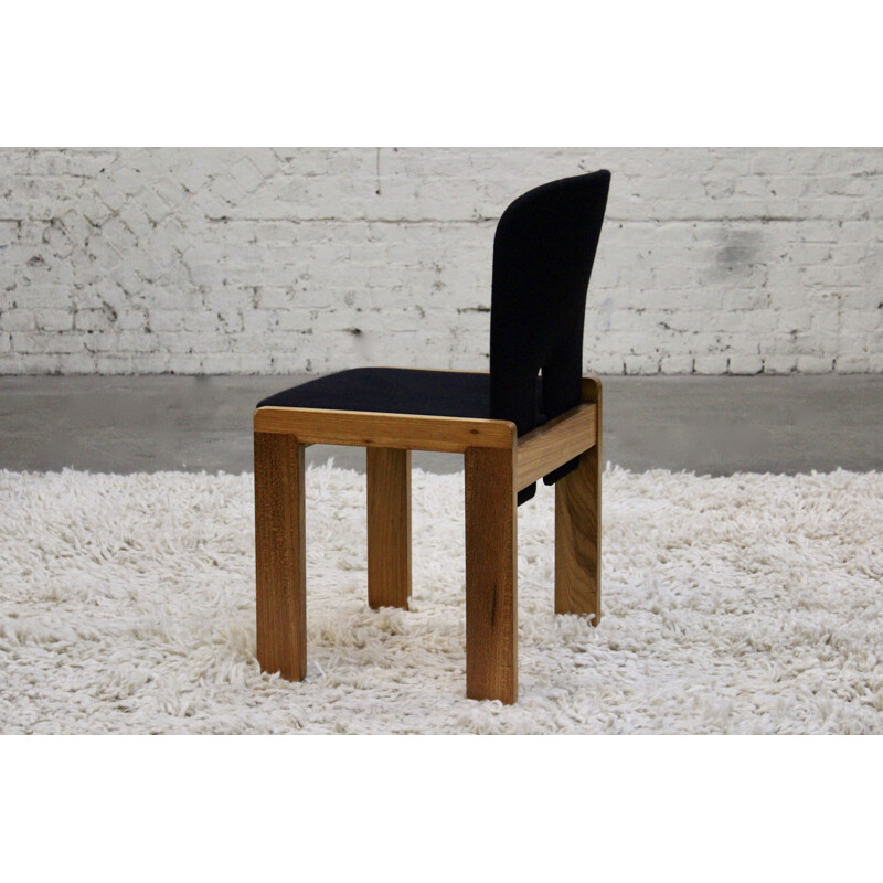 Series of 8 vintage chairs model 121 from Afra & Tobia Scarpa, 1960s