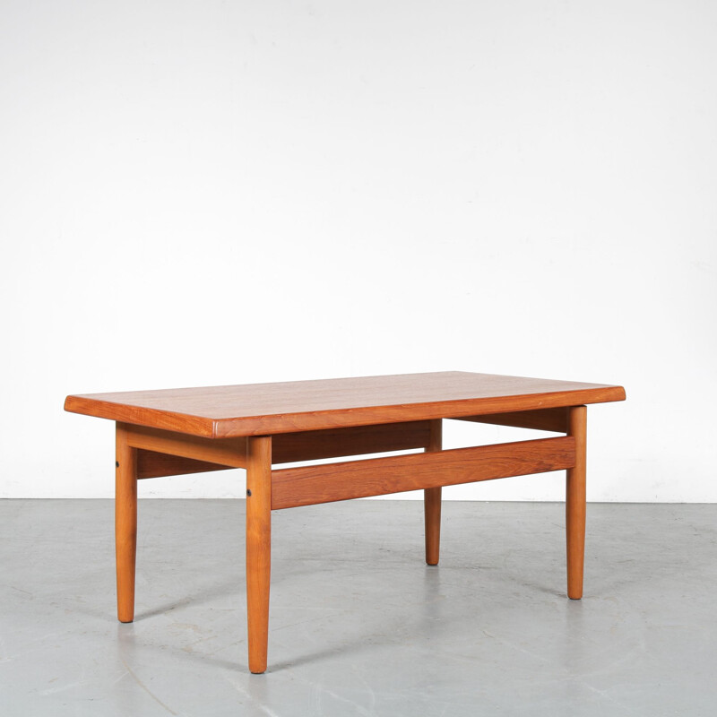 1960s Danish coffee table, manufactured in Denmark