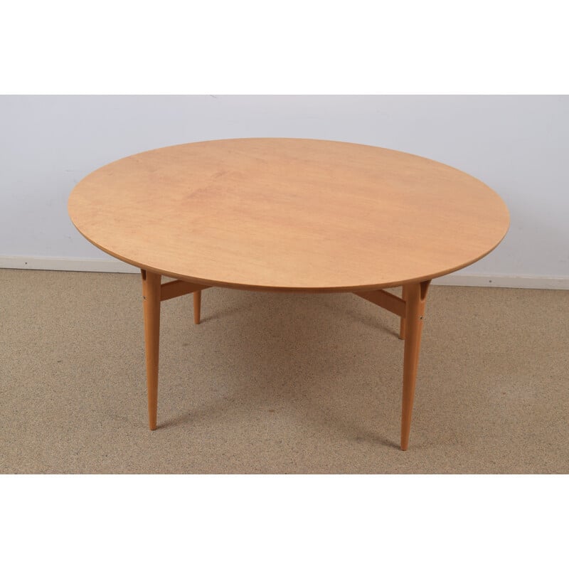 Vintage birchwood coffee table by Bruno Mathsson for Karl Mathsson