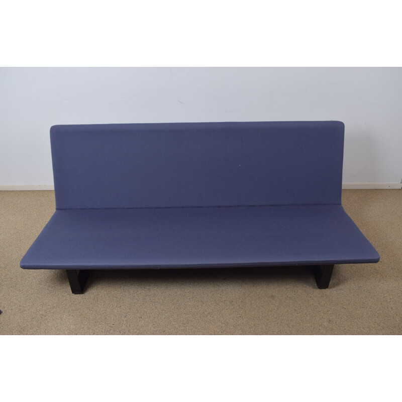 Model C683 Blue 3 seater sofa by Kho Liang Ie