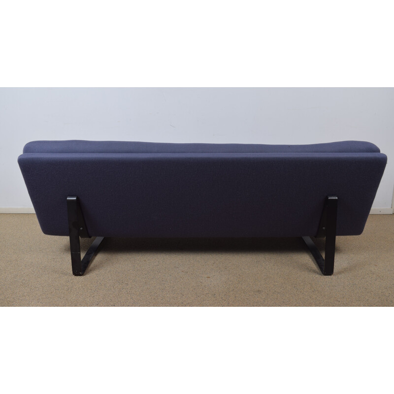 Vintage blue sofa Model C683 by Kho Liang Ie for Artifort