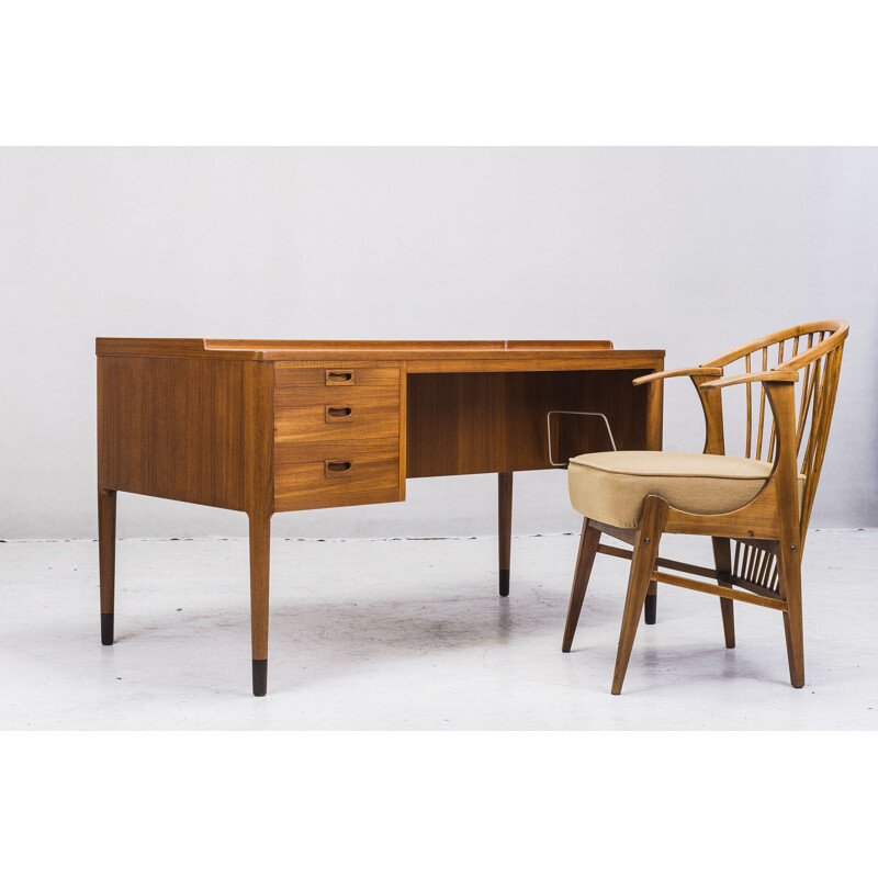 Vintage Asymmetrischer Teak Desk ,1960s