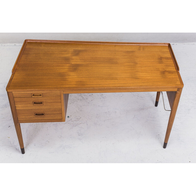 Vintage Asymmetrischer Teak Desk ,1960s