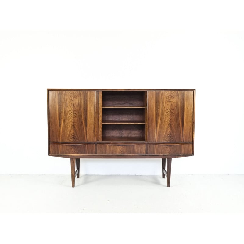 Vintage rosewood sideboard by E.W. Bach for Sejling Skabe, 1960s