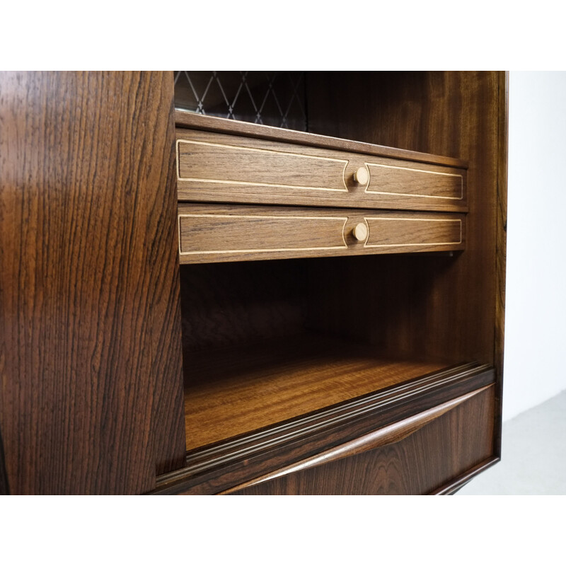 Vintage rosewood sideboard by E.W. Bach for Sejling Skabe, 1960s