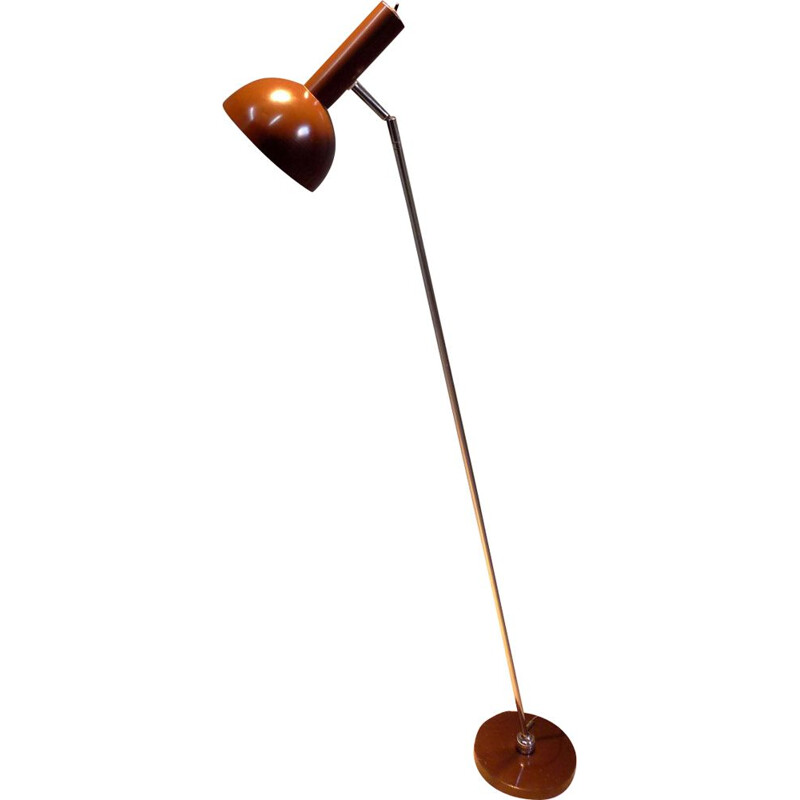 Vintage Hermann Busquet floor lamp for Hala, Holland 1980