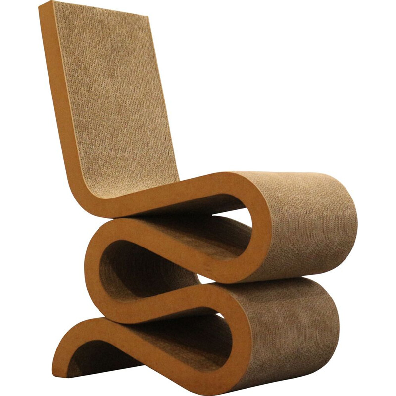 Vintage armchair "Wiggle" by Frank Gehry, 1972
