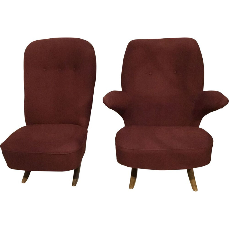 Club Chairs by Theo Ruth for Artifort, 1950s, Set of 2