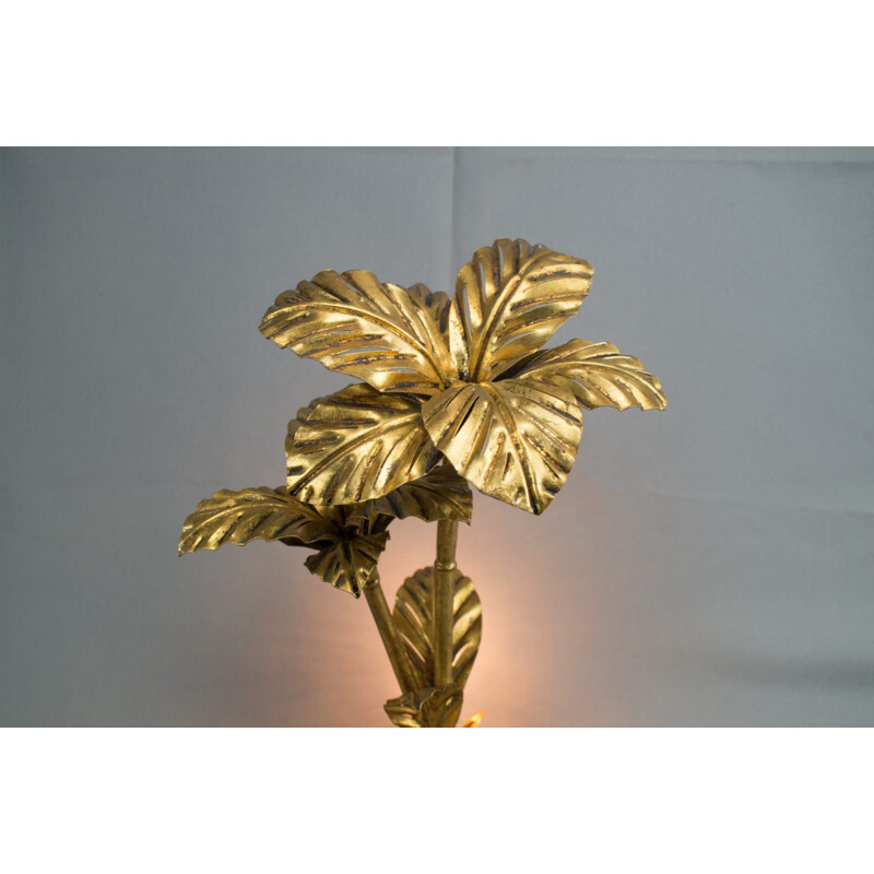 Vintage palm table lamp by Hans Kögl, 1970