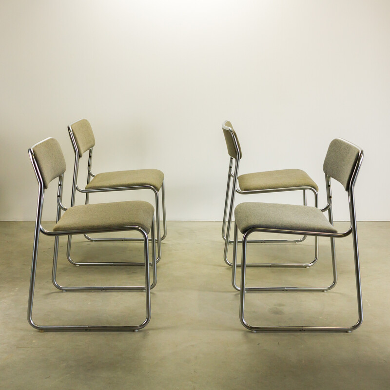 Set of 4 Spectrum "SE09" chairs, Walter ANTONIS - 1970s