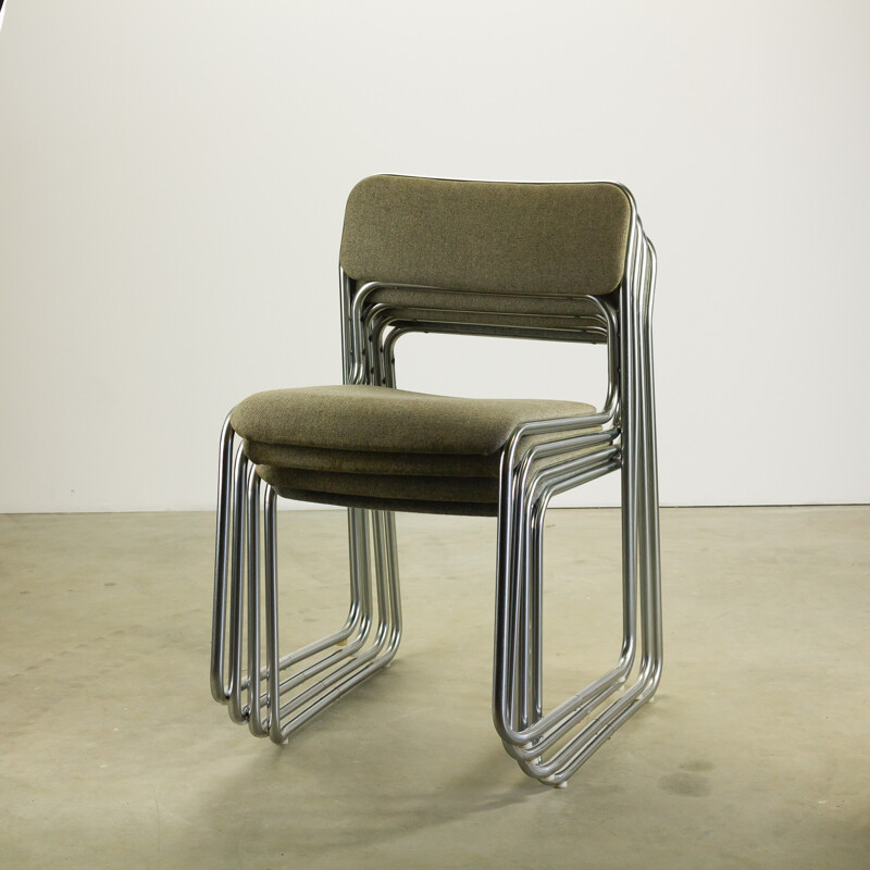 Set of 4 Spectrum "SE09" chairs, Walter ANTONIS - 1970s