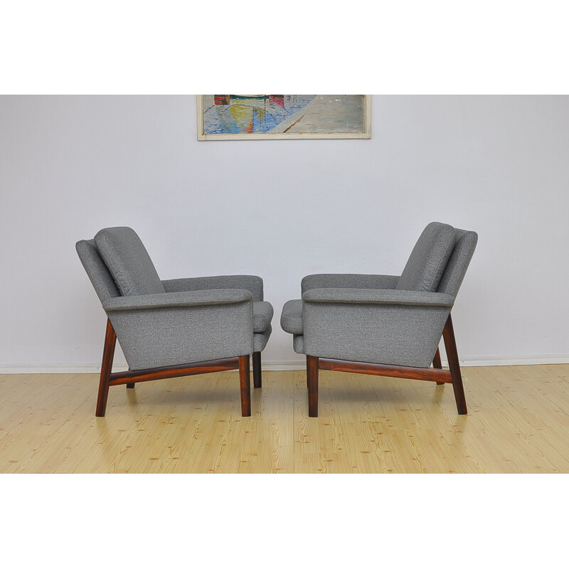 Set of 2 vintage "Jupiter" armchairs by Finn Juhl for France & Søn