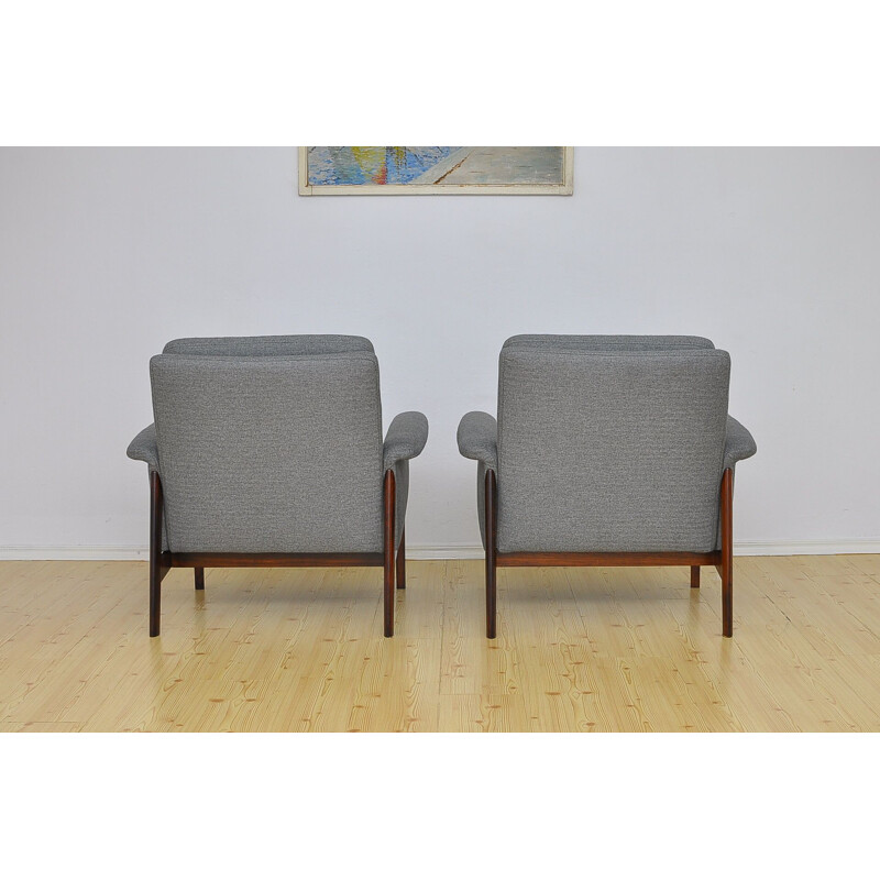 Set of 2 vintage "Jupiter" armchairs by Finn Juhl for France & Søn