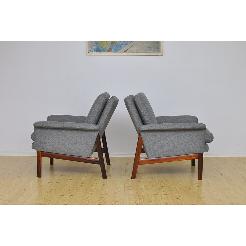 Set of 2 vintage "Jupiter" armchairs by Finn Juhl for France & Søn