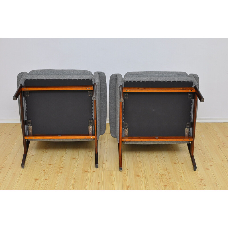 Set of 2 vintage "Jupiter" armchairs by Finn Juhl for France & Søn