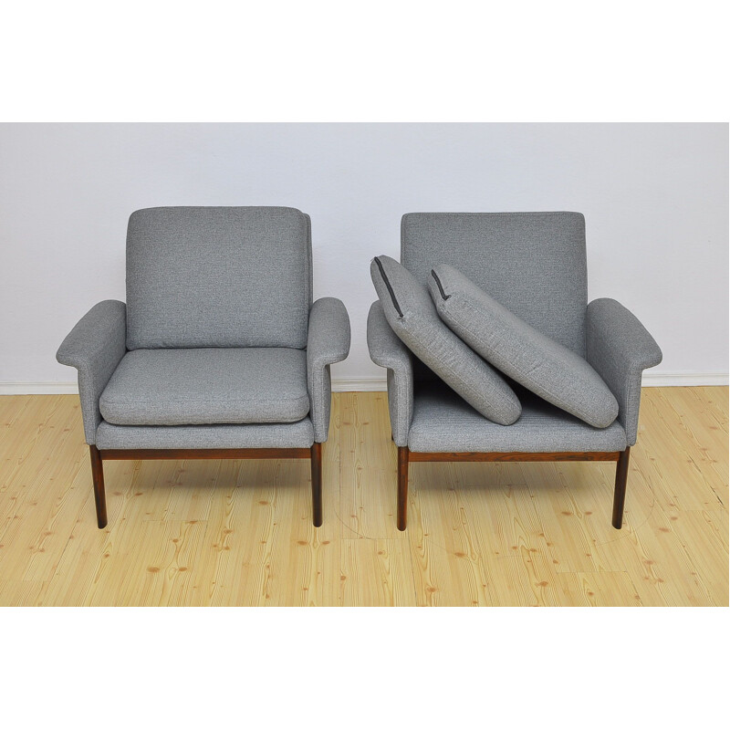 Set of 2 Jupiter armchairs by Finn Juhl For France & Søn