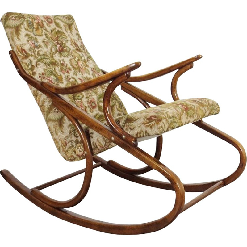 Vintage rocking chair by Antonin Suman, Czechoslovakia, 1960