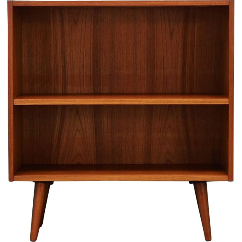 BOOKCASE TEAK VINTAGE 60 70 DANISH DESIGN