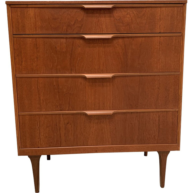 Vintage teak chest of drawers by Frank Guille for Austinsuite, 1960s