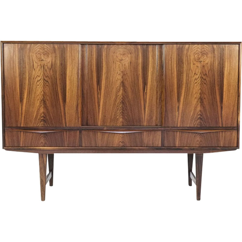 Vintage rosewood sideboard by E.W. Bach for Sejling Skabe, 1960s