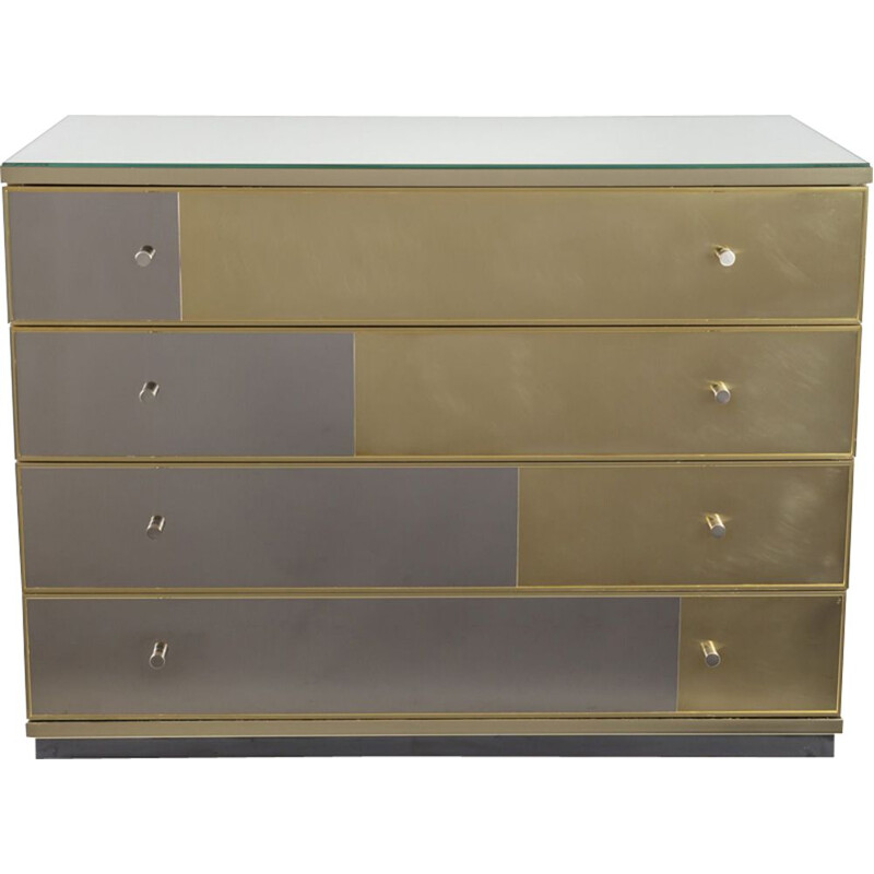 Pair of vintage chests of drawers from Renato Zevi, Italy, 1970s