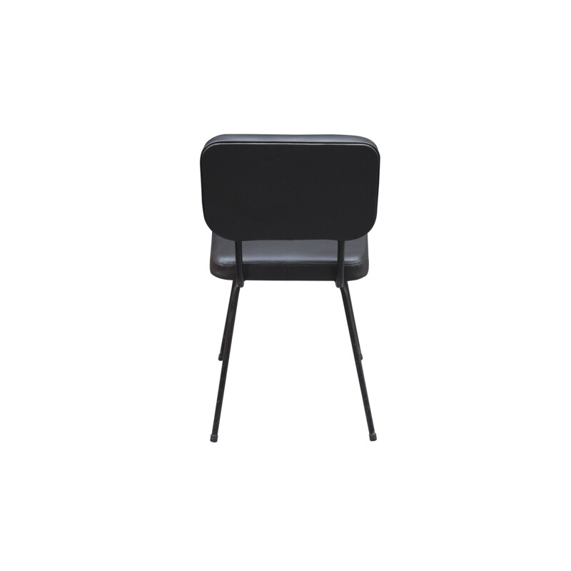 Vintage Simard chair in black skai for Airborne 