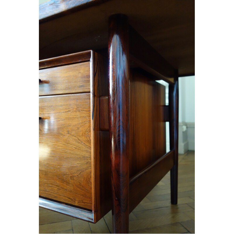 Vintage rosewood desk from Arne Vodder for Sibast 1965