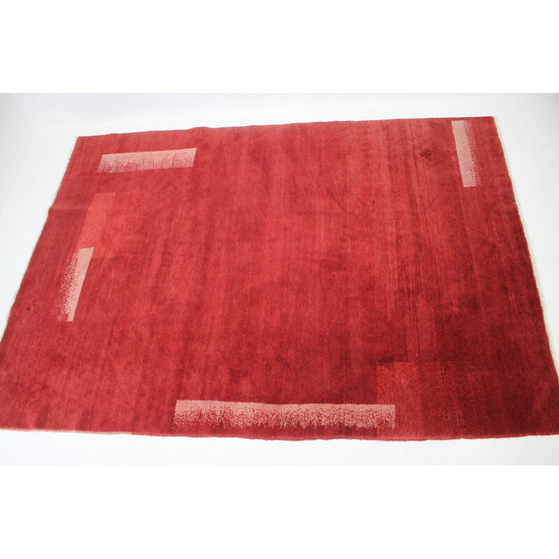 Tapis moderniste vintage design abstrait 1970