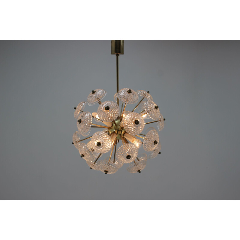 Design Dandelion  Sputnik chandelier - 1970s