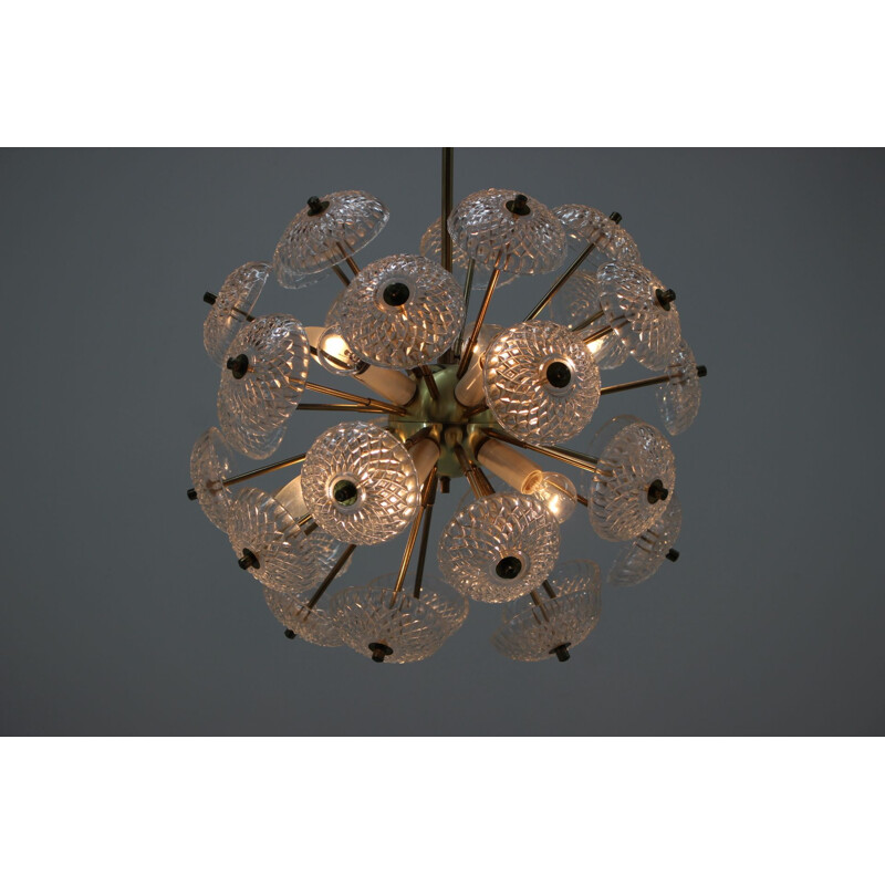 Design Dandelion  Sputnik chandelier - 1970s