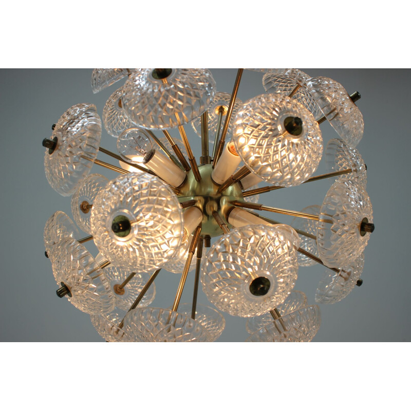 Design Dandelion  Sputnik chandelier - 1970s