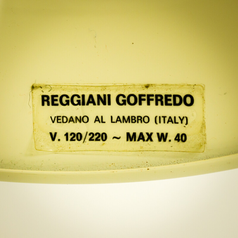 Italian vintage table lamp in metal, Goffredo REGGIANI - 1960s