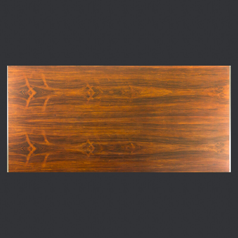 Artifort coffee table "020" in rosewood, Kho LIANG IE - 1960s