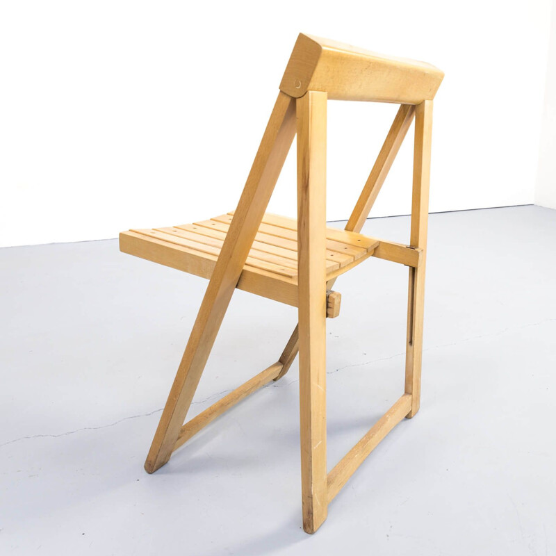 Set of 7 folding chairs by  Aldo Jacober for Alberto Bazzani, 1960