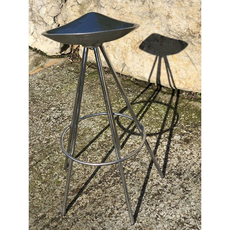 Set of 4 vintage bar stools model Jamaica Amat edition by Pépé Cortes, 1990