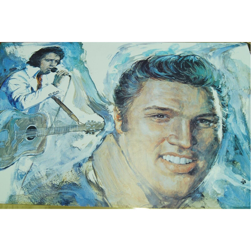 Elvis Presley Poster from Minerva, 1977 