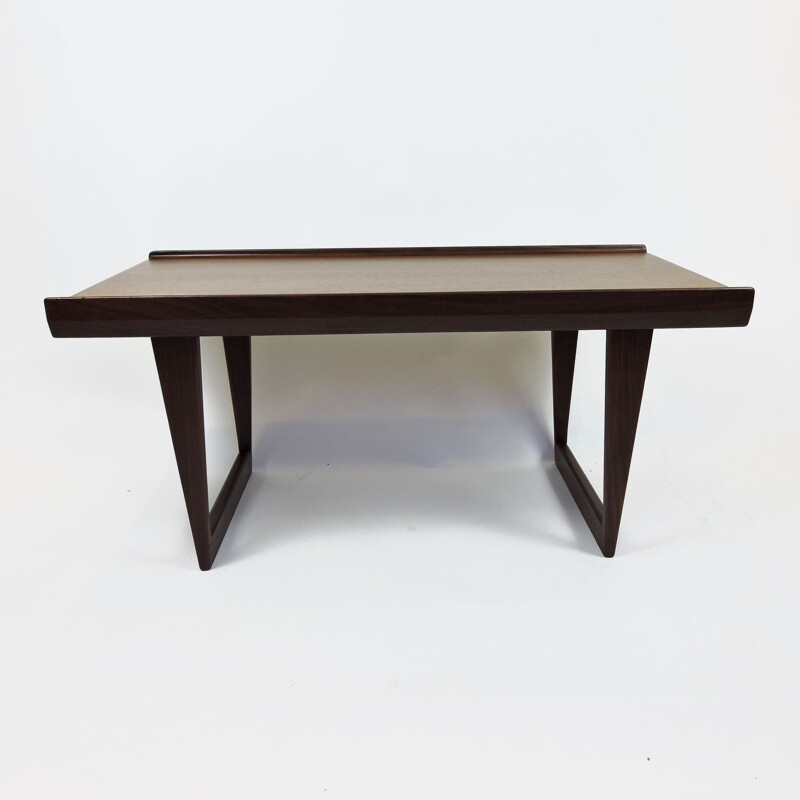 Mesa de centro danesa vintage de teca de Peter Løvig Nielsen para Løvig, 1960