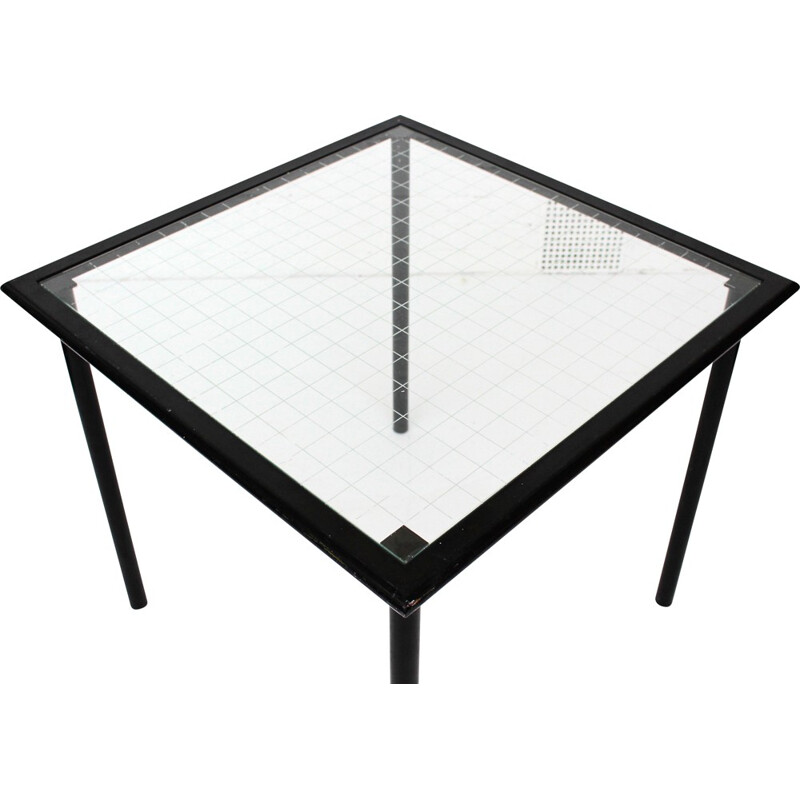 Flyline italian dining table by Flyline in metal 1980s