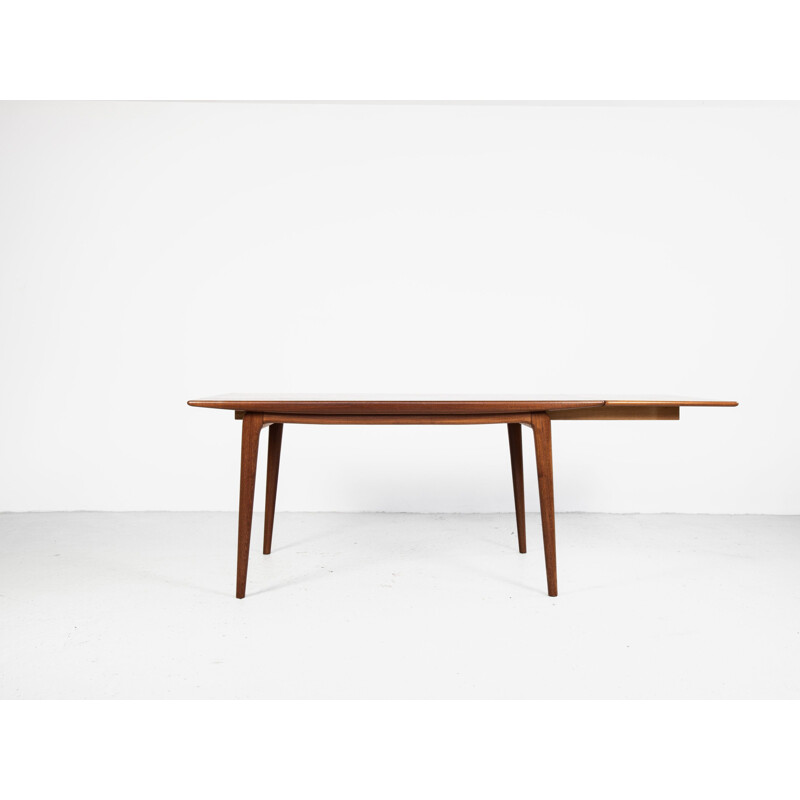 Vintage boomerang dining set in teak by Alfred Christensen for Slagelse 1960