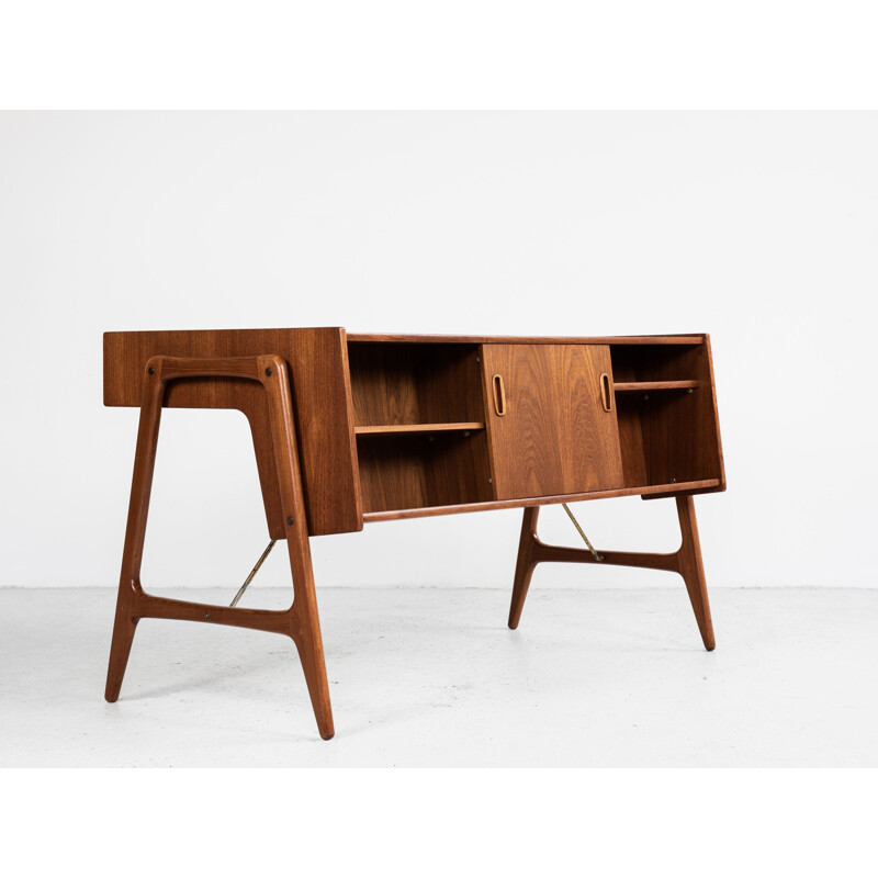 Vintage danish desk in teak by Arne Wahl Iversen 1960