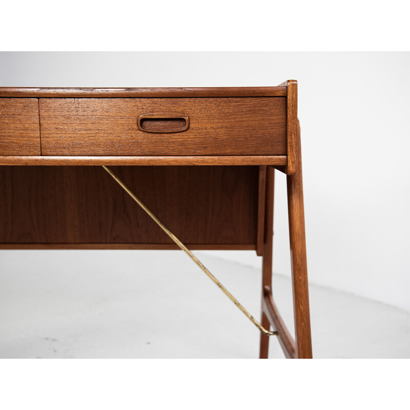 Bureau vintage danois en teck par Arne Wahl Iversen 1960