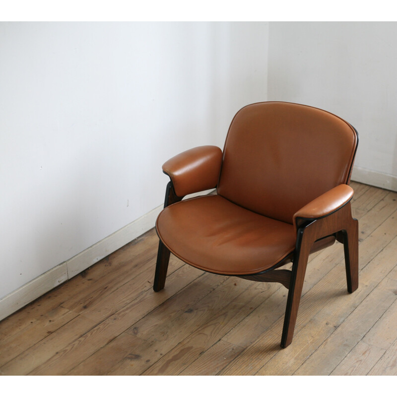 Vintage lounge armchair by Ico Parisi, MIM ROMA edition, Italy, 1960