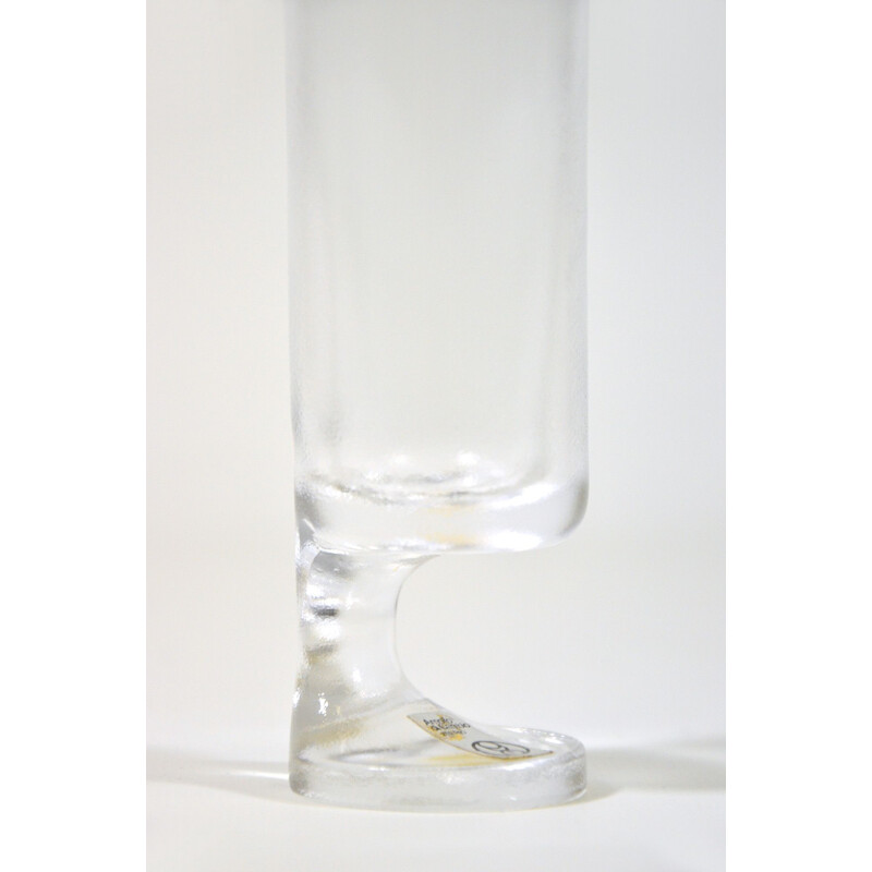 Smoke Series 4 Flute Glasses By Joe Colombo For Arnolfo Di Cambio, 1963