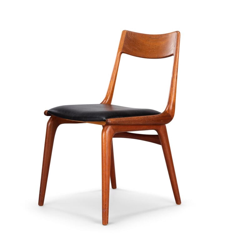 Danish midcentury Boomerang chair  370 by Erik Christensen for Slagelse Møbelvaerk, set of 6