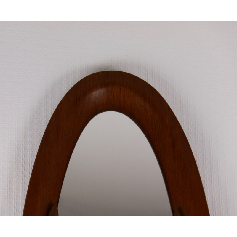 Vintage teak mirror, Italy, 1960