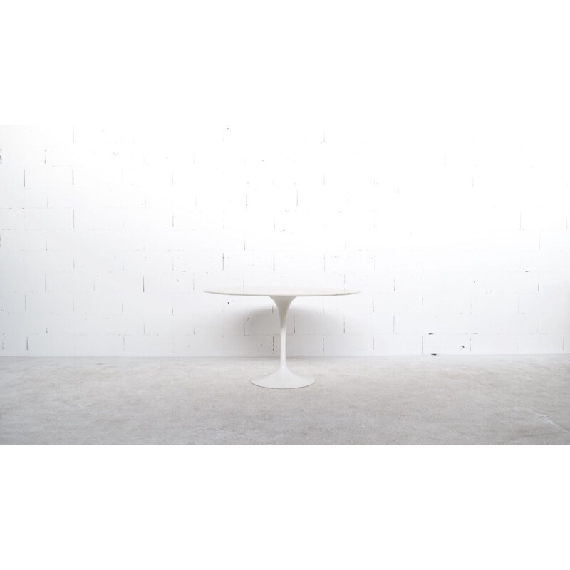 Vintage marble dining table by Eero Saarinen for Knoll International, 1970s