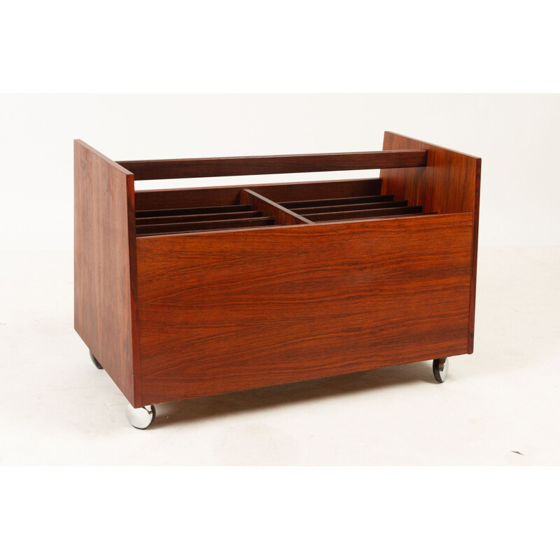 Magazine Rack in Rosewood by Rolf Hesland for Bruksbo 1960s