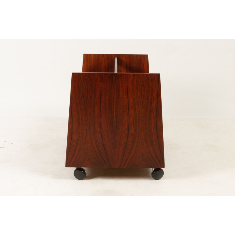 Magazine Rack in Rosewood by Rolf Hesland for Bruksbo 1960s